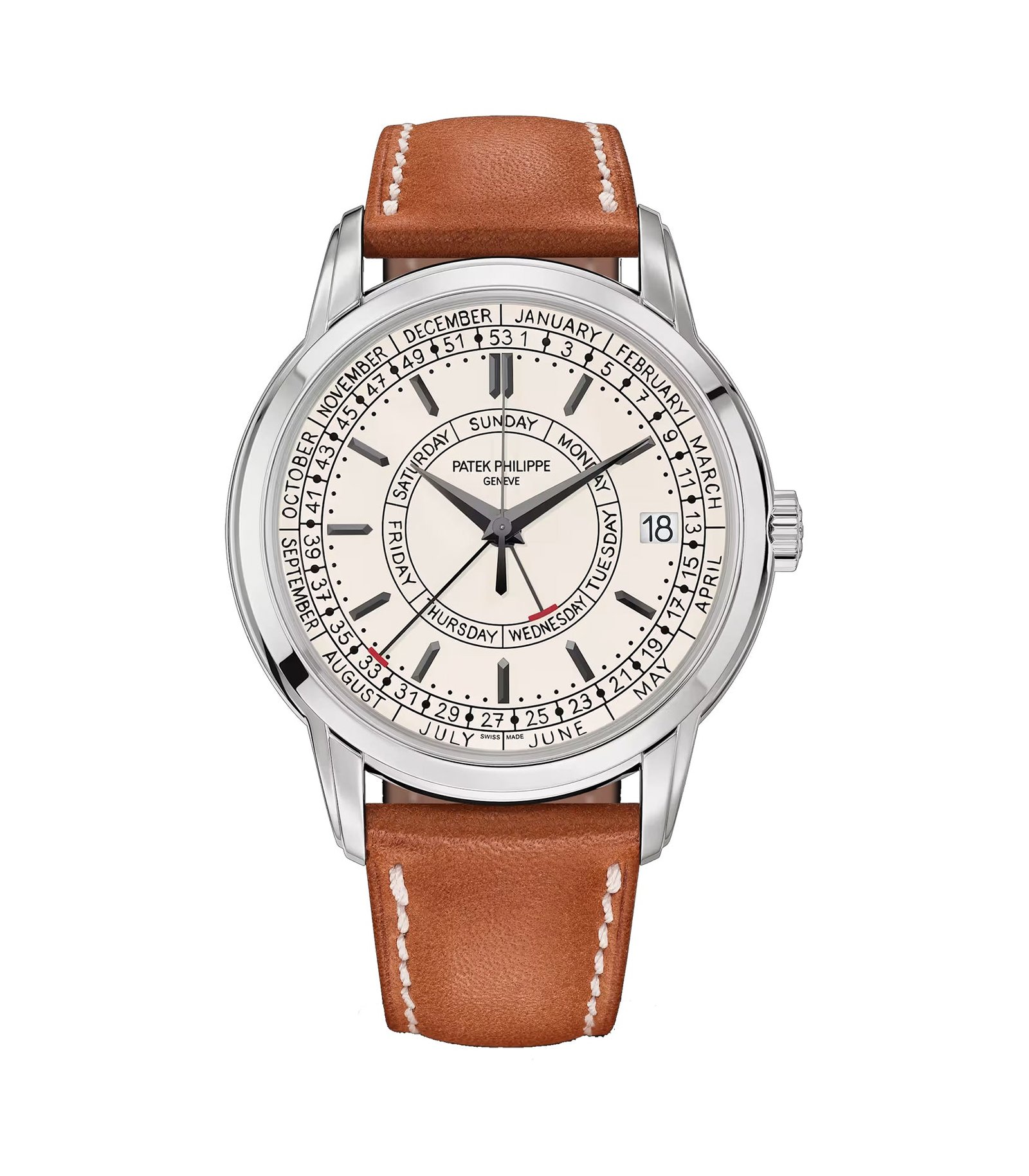 5212a-1.jpg 40mm Steel Silver Dial Weekly Calendar - 图片 1