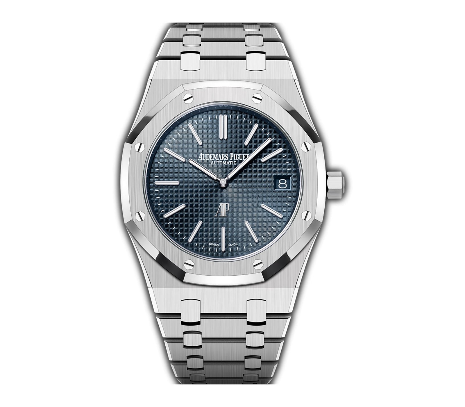 AP-16202ST.jpg 39mm Jumbo Extra-Thin Steel Blue Dial - 图片 1