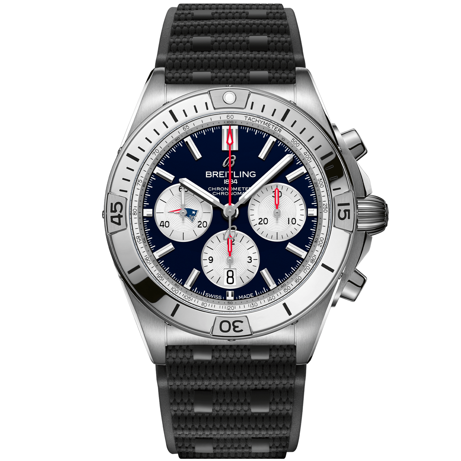 Chronomat_B0142_AB01342B1C7S1_RUBBER_NEW_ENGLAND_PATRIOTS_DIGITAL-scaled-1.png Chronomat B01 42 NFL New England Patriots Edition AB01342B1C7S1 - 图片 1