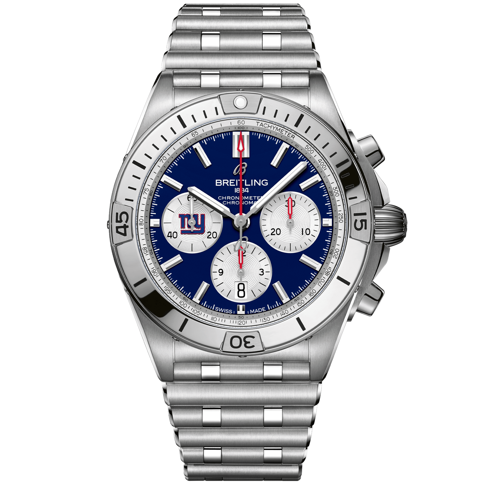 Chronomat_B0142_AB01342B1CAA1_STEEL_NEW_YORK_GIANTS_DIGITAL-scaled-1.png Chronomat B01 42 NFL New York Giants Edition AB01342B1CAA1 - 图片 1