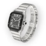 Cartier Santos Steel ADLC WSSA0037 Grey Dial Mens Watch - 图片 4