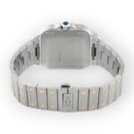 Cartier Santos de Cartier W2SA0009 39.8mm Silvered Opaline Dial With Yellow Gold Bezel - 图片 3