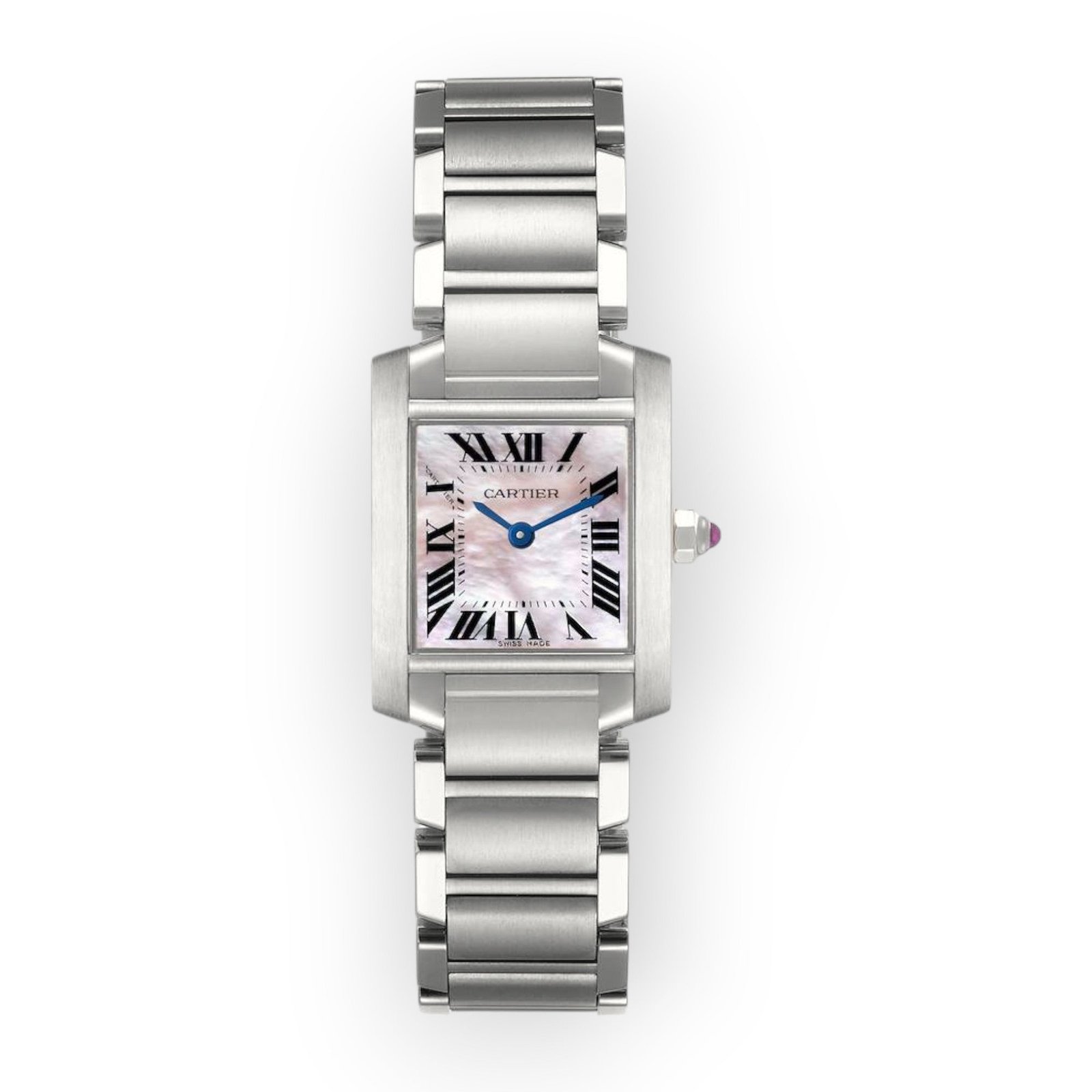Pre-Owned-Cartier-Tank-Francaise-Small-W51008Q3-25mm-Pink-Mother-Of-Pearl-Dial-JD-Watches-NY.jpg Cartier Tank Francaise Small W51008Q3 25mm Pink Mother Of Pearl Dial - 图片 1