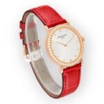 Patek Philippe Calatrava 5006 Rose Gold Silver Dial Diamond Mens Watch - 图片 5