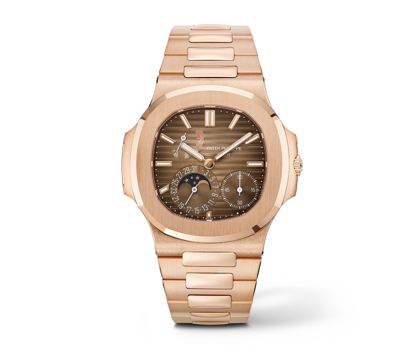 Pre-Owned-Patek-Philippe-Nautilus-5712-1R-001-40MM-Sunburst-Brown-Dial-With-Rose-Gold-Bracelet-JD-Watches-NY.png Patek Philippe Nautilus 5712-1R-001 40MM Sunburst Brown Dial With Rose Gold Bracelet - 图片 1