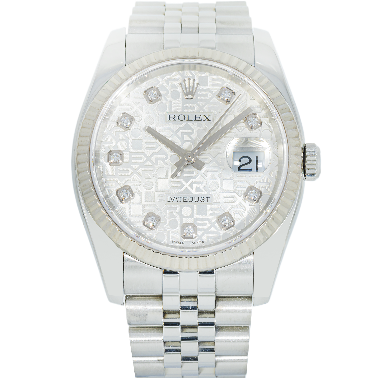 Pre-Owned-Rolex-Datejust-116234-Silver-Jubilee-Diamond-Dial-36mm-JD-Watches-NY.png Rolex Datejust 116234 Silver Jubilee Diamond Dial 36mm - 图片 1
