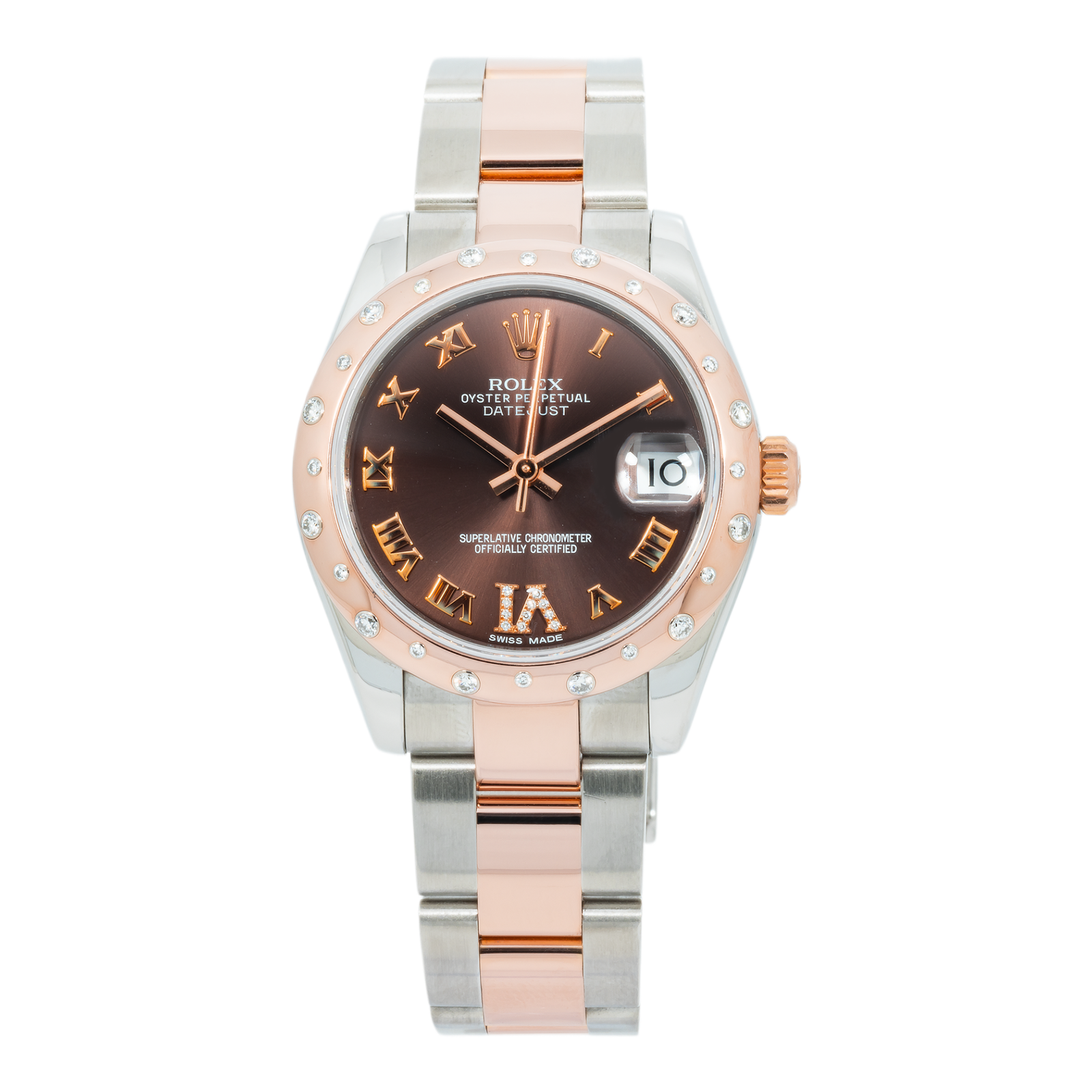 Pre-Owned-Rolex-Datejust-31mm-178341-Diamond-Bezel-Two-Tone-Stainless-Steel-18K-Rose-Gold-Oyster-Bracelet-JD-Watches-NY.png Rolex Datejust 31mm 178341 Diamond Bezel, Two Tone Stainless Steel & 18K Rose Gold Oyster Bracelet - 图片 1