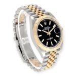 Rolex Datejust 41 Ref 126333 Steel Yellow Gold Black Dial Mens Watch - 图片 5