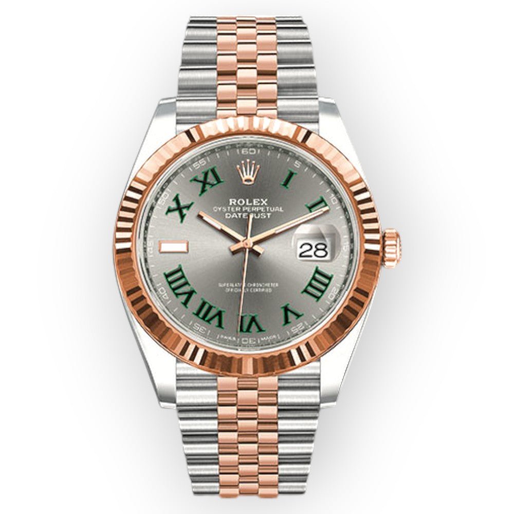 Pre-Owned-Rolex-Datejust-II-126331-41MM-Wimbledon-Dial-Two-Tone-Jubilee-JD-Watches-NY.jpg Rolex Datejust II 126331 41MM Wimbledon Dial Two Tone Jubilee - 图片 1