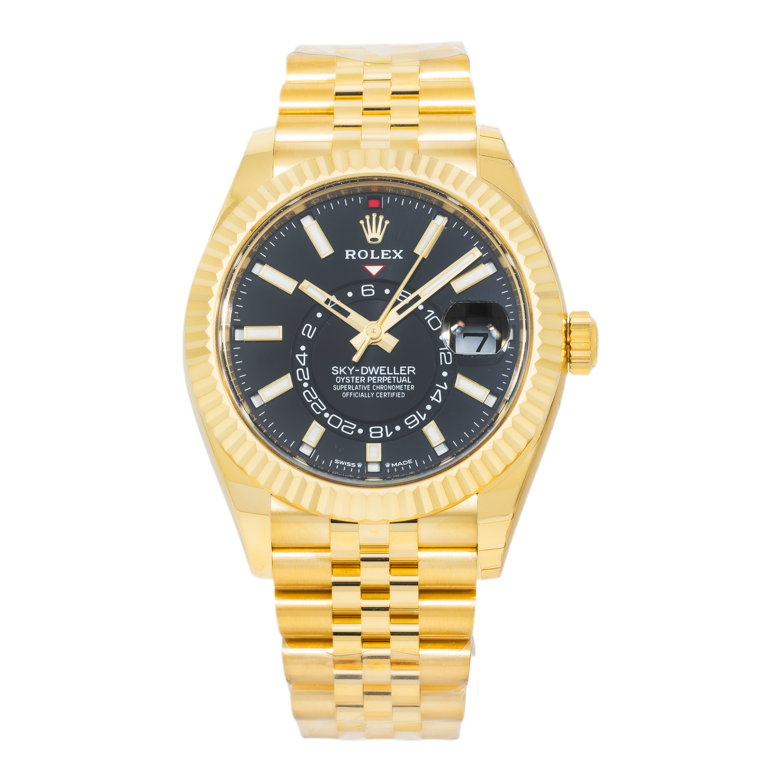 Pre-Owned-Rolex-Sky-Dweller-336938-42mm-18k-Yellow-Gold-Champagne-Dial-Oyster-Bracelet-Mens-Watch-Year-2023-to-2025-JD-Watches-NY.png Rolex Sky-Dweller 336938 42mm 18k Yellow Gold Champagne Dial Oyster Bracelet Men’s Watch - 图片 1