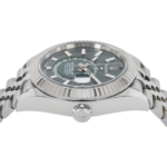 Rolex Sky-Dweller – Stainless Steel with Green Dial and Fluted Bezel on Jubilee Bracelet Ref. 336934 - 图片 3