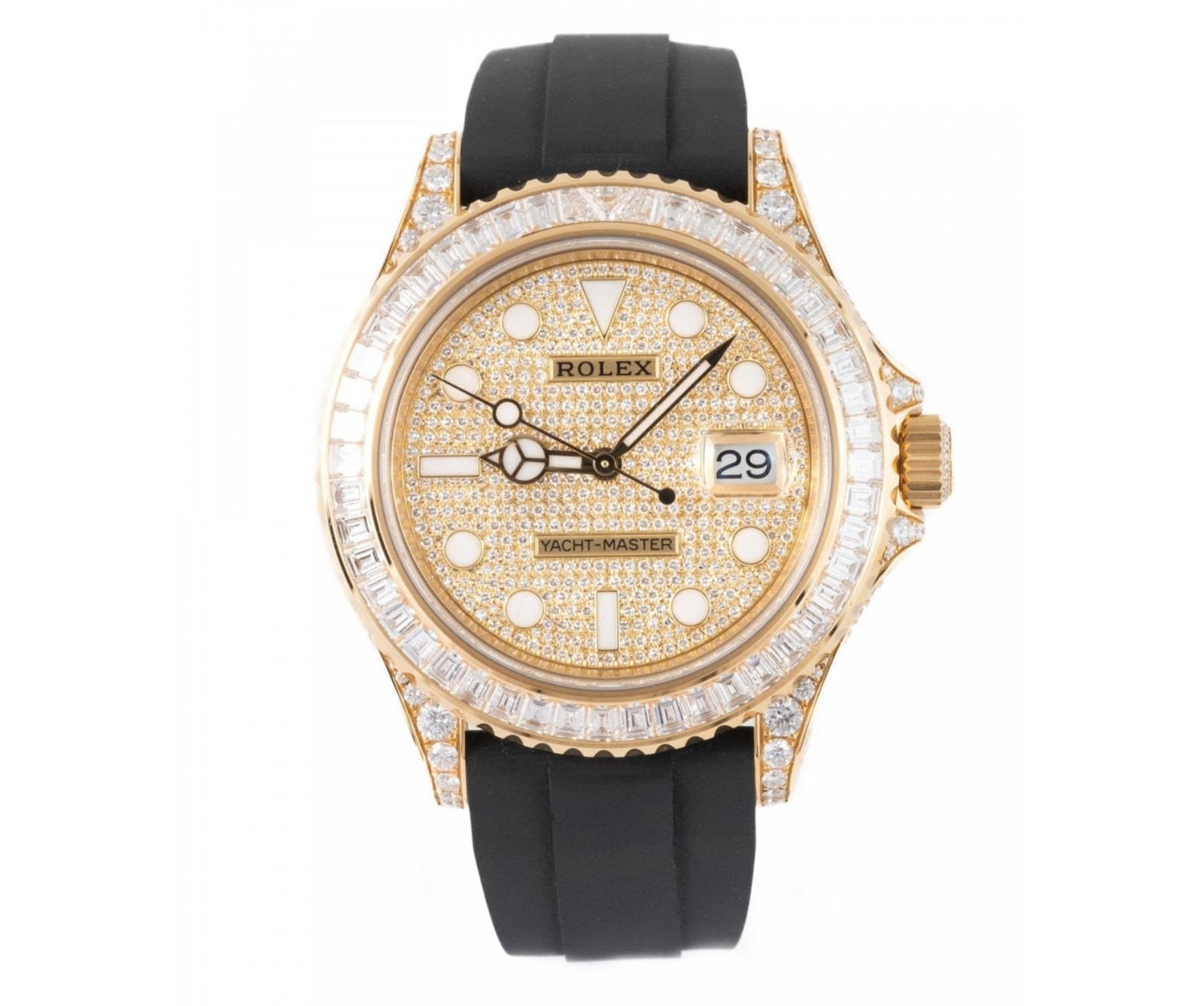 Screenshot2025-09-15at5.38.07PM.png Rolex Yacht-Master 42 – Yellow Gold with Baguette Diamond Bezel & Pave Diamond Dial | Ref. 226668TBR - 图片 1