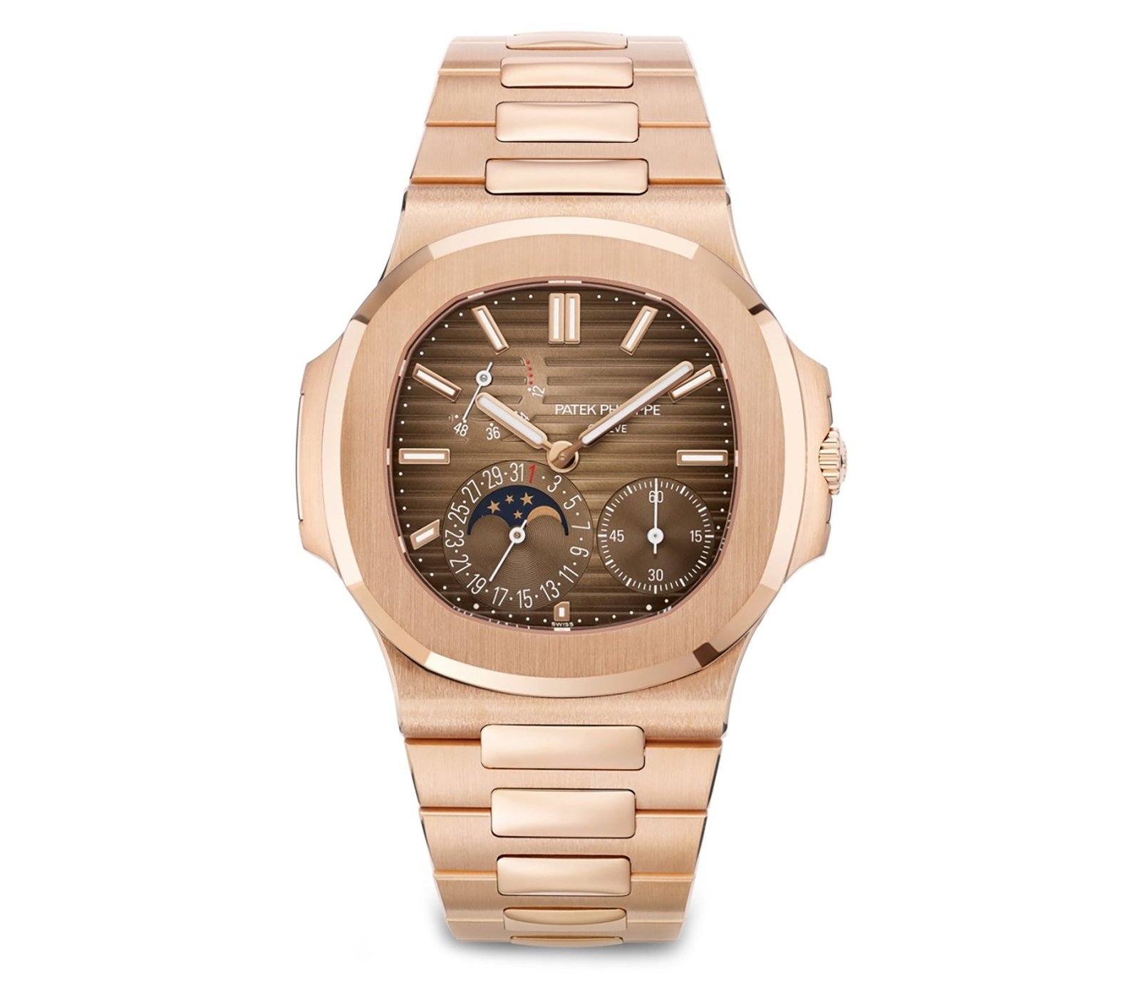 Untitled-82222.jpg 40mm Rose Gold Sunburst Brown Dial Self Winding - 图片 1