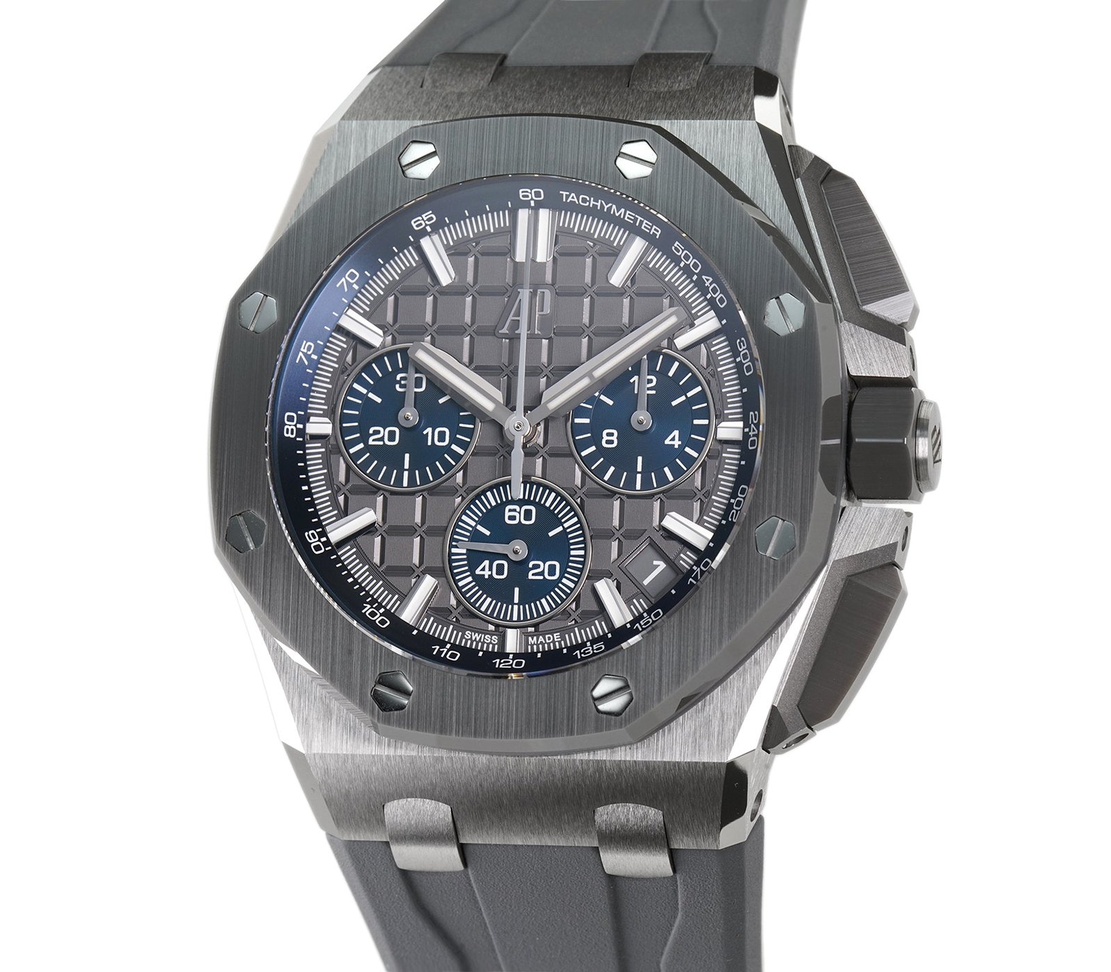 Untitled-A-FINAL_e18ddae1-df43-4e4d-8092-b4bd26f40931.jpg Chronograph 43mm Titanium Ceramic “Méga Tapisserie” Grey Dial - 图片 1