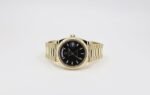 Rolex Day-Date 40 Yellow Gold Black Diagonal Motif Index Dial & Fluted Bezel President Bracelet 228238 - - 图片 3