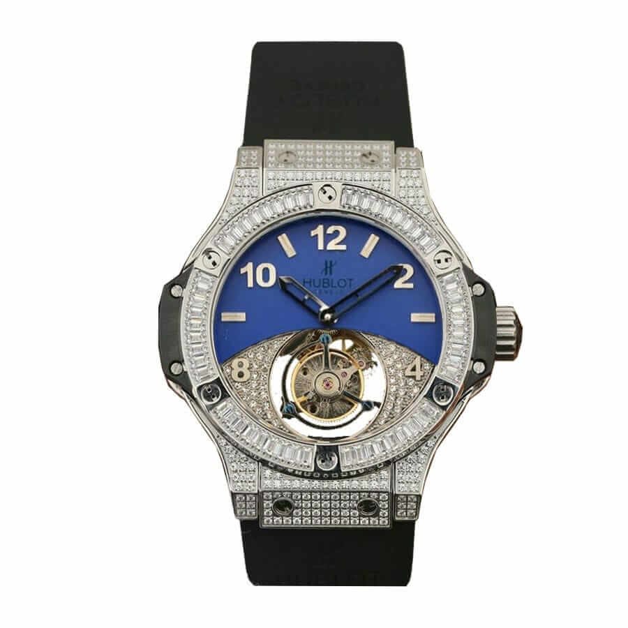hublot-classic-fusion-tourbillon-with-diamond-blue-dial-replica.jpg Hublot Classic Fusion 411.JX.1170.RX “Blue Diamond” Authentic Clone 1:1 - 图片 1